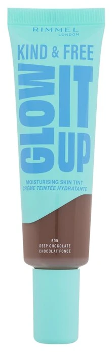 „Rimmel London Kind & Free Glow It Up“ drėkinamasis odos atspalvio makiažo pagrindas
