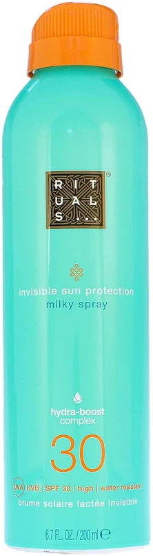 Rituals The Ritual Of Karma Apsauga nuo saulės Milky Purškiklis SPF 30 purškiamas apsauginis pienelis nuo saulės, 200 ml