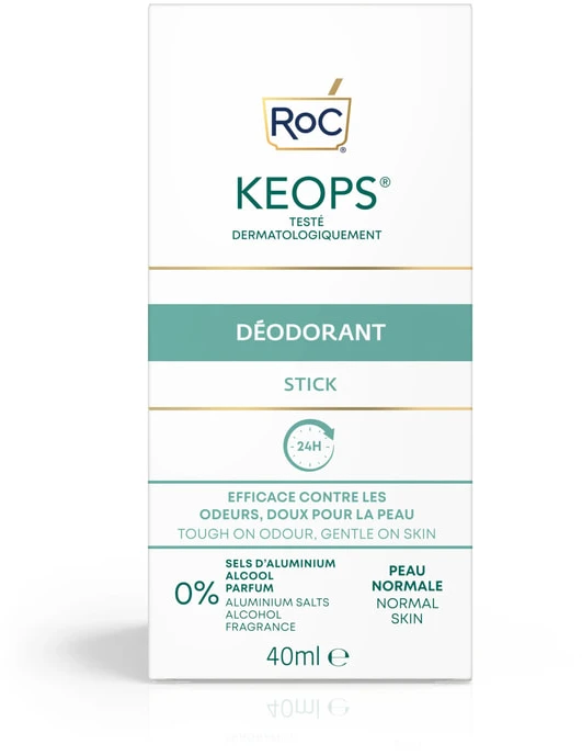 RoC Keops 24H dezodoranto lazdelė, 40 ml