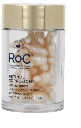 RoC Retinol Correxion linijas lyginančios naktinės serumo kapsulės, 30 vnt.