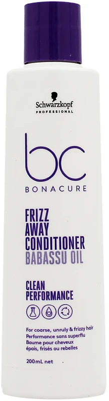 Schwarzkopf Professional BC Bonacure Frizz Away Conditioner kondicionierius nepaklusniems plaukams, 200 ml