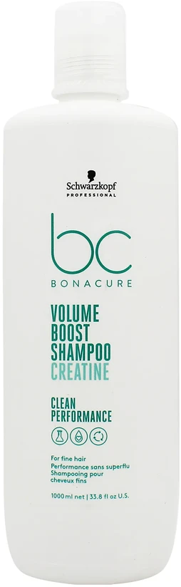 Šampūnas didinantis plaukų apimtį Schwarzkopf Bonacure Volume Boost Šampūnas Creatine 1000ml