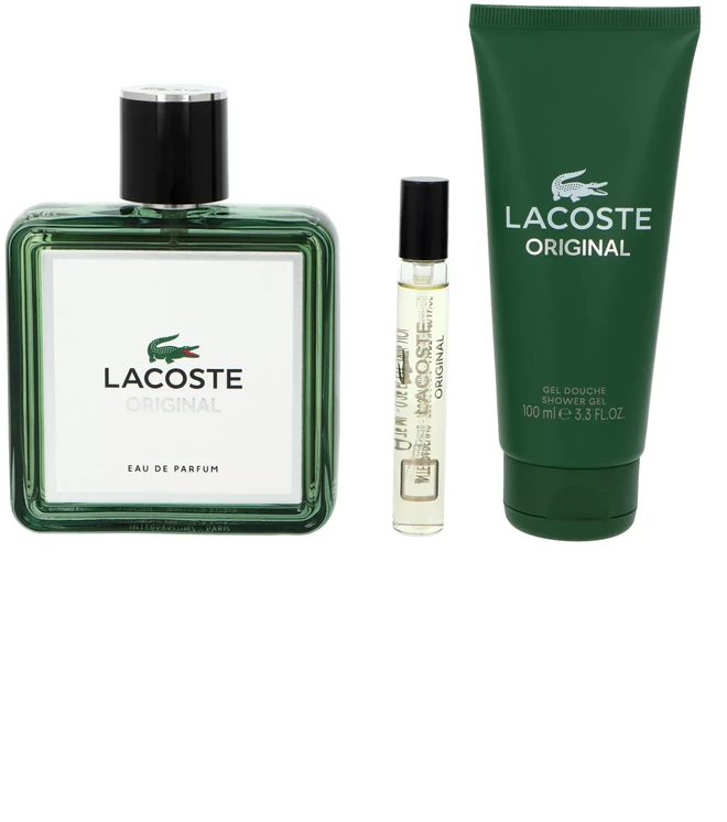 Lacoste Original Eau De Parfum Purškiklis, 100 ml Set 3 Pieces