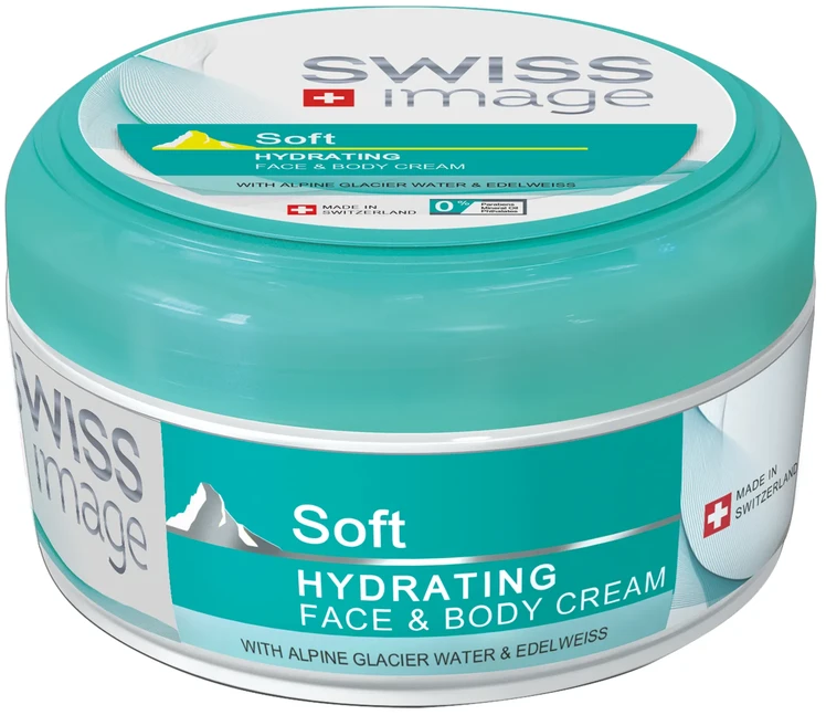 Swiss Image Soft Hydrating veido ir kūno kremas, 200 ml