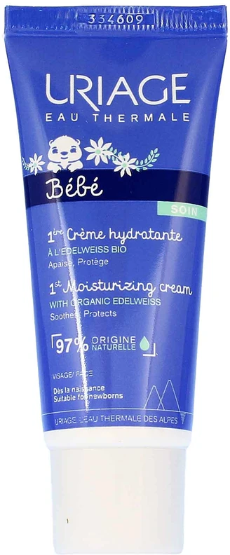 Uriage Bébé 1st Moisturizing Kreminis drėkinamasis kremas kūdikiams, 40 ml