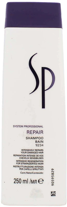 Wella Professionals SP Repair Šampūnas pažeistiems plaukams atstatantis šampūnas, 250 ml