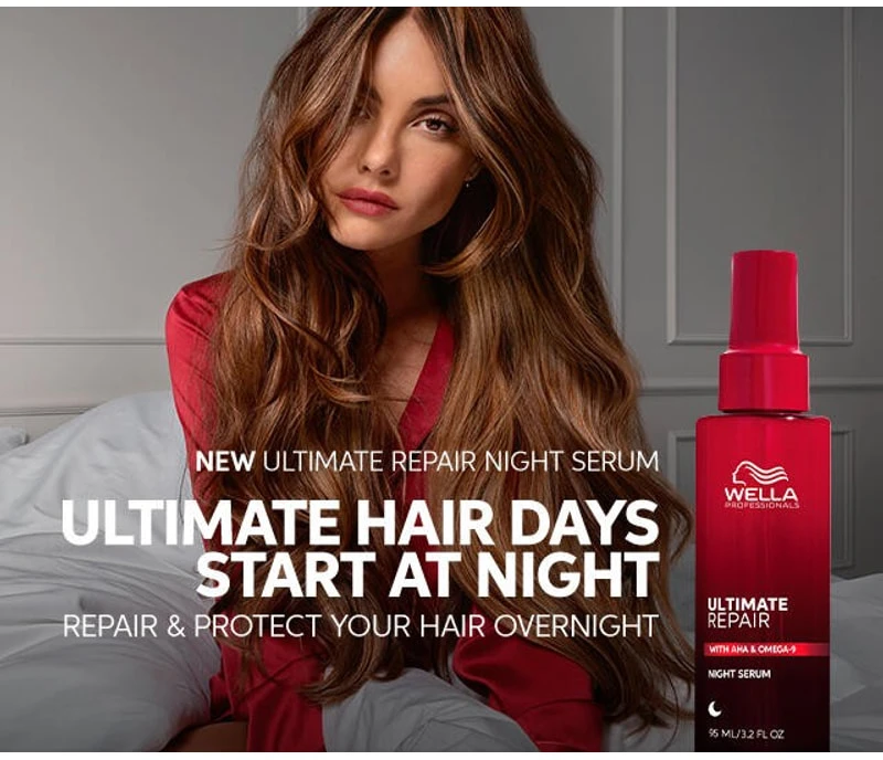 Wella Professionals Ultimate Repair Naktinis plaukų serumas, 95 ml