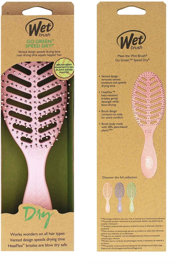 Wet Brush Wet Wet Go Žalias Greitai Džiūstantis Rožinis