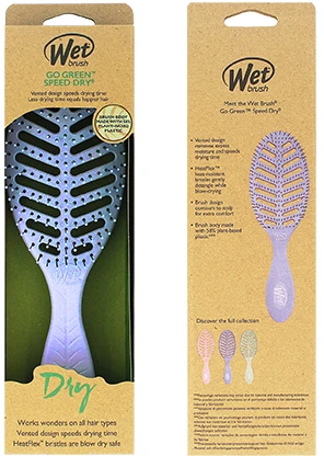 Wet Brush Wet Wet Go Žalias greitai džiūstantis purpurinis