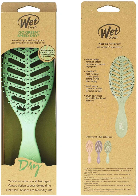 Wet Brush Wet Wet Go Žalias Greitas Džiovinimas Žalias