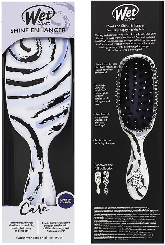 Wet Brush Wet Wet Shine Enhancer akvarelinis violetinis susuktas šepetys