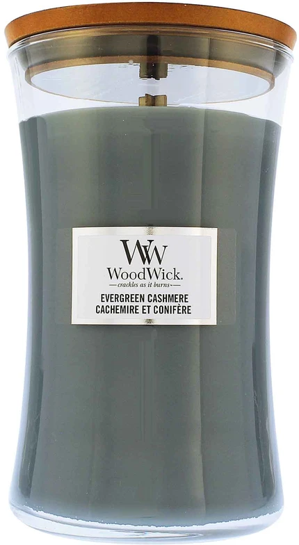 WoodWick Aromatinė žvakė (Evergreen Cashmere), 609,5 g