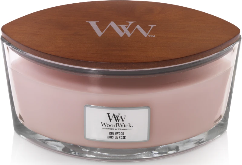 WoodWick Aromatinė žvakė (Rosewood), 453,6 g
