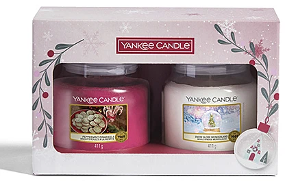 Yankee Candle Kalėdinis rinkinys su vidutinio dydžio "Classic" žvakėmis
