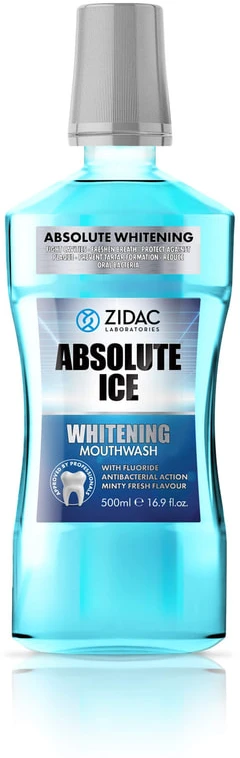 „Zidac Laboratories“ balinamasis burnos skalavimo skystis „Absolute Ice“, 500 ml