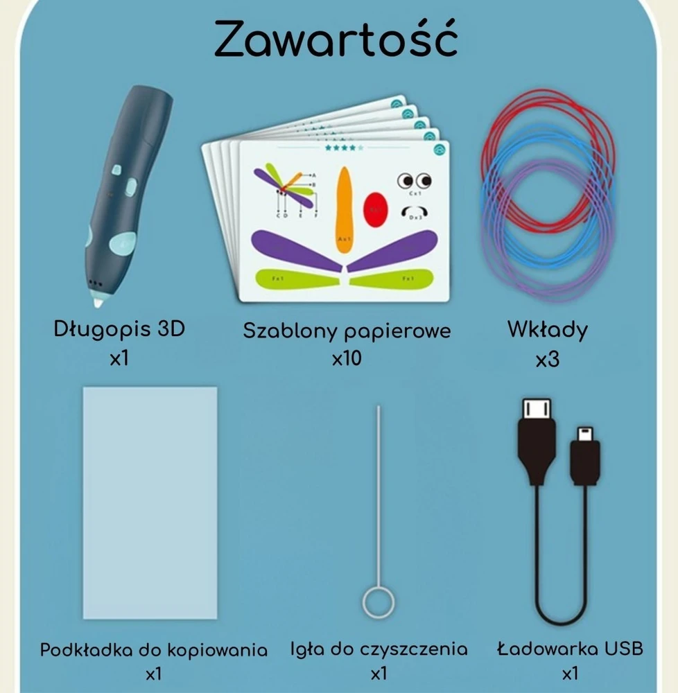 3D rašiklis Woopie, saugus