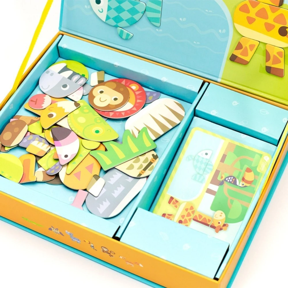 Dėlionė magnetinė Classic World, 60 detalių