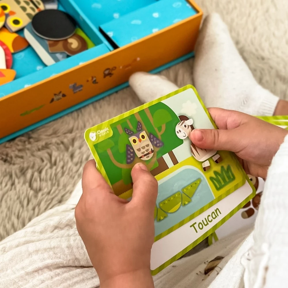 Dėlionė magnetinė Classic World, 60 detalių