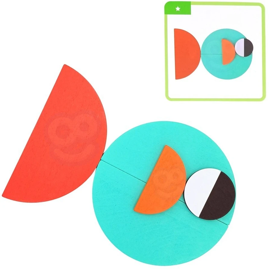 Dėlionė Montessori Woopie, 55 detalės