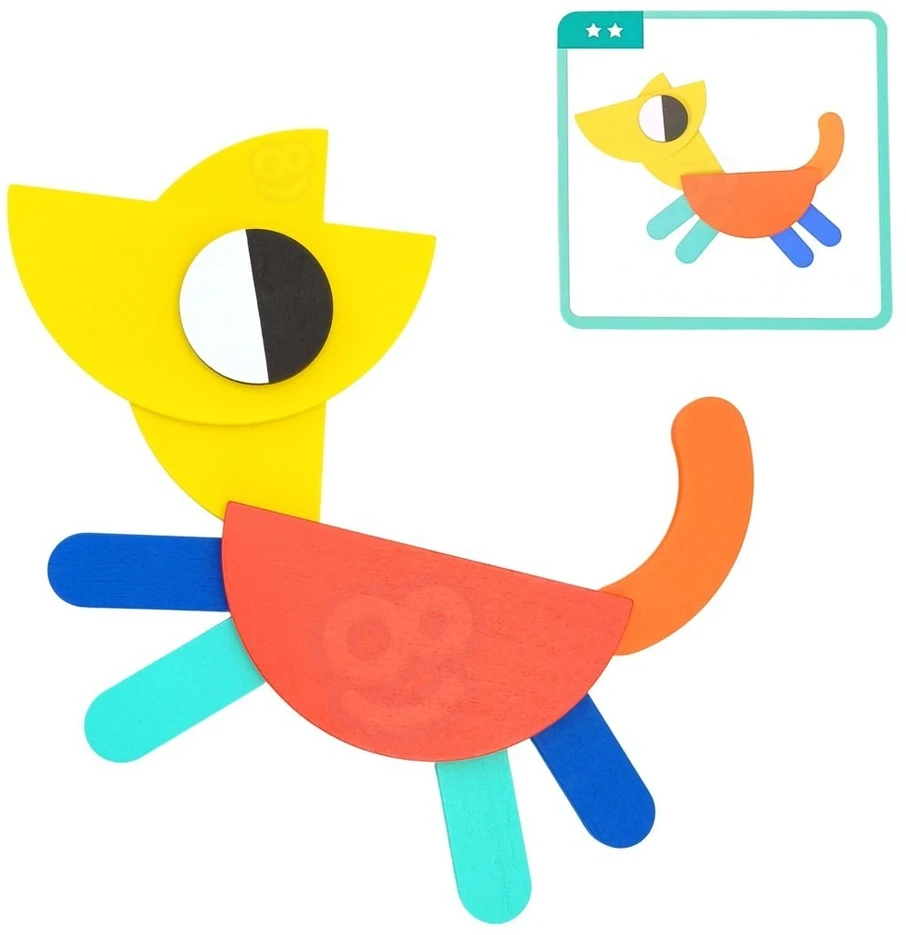 Dėlionė Montessori Woopie, 55 detalės