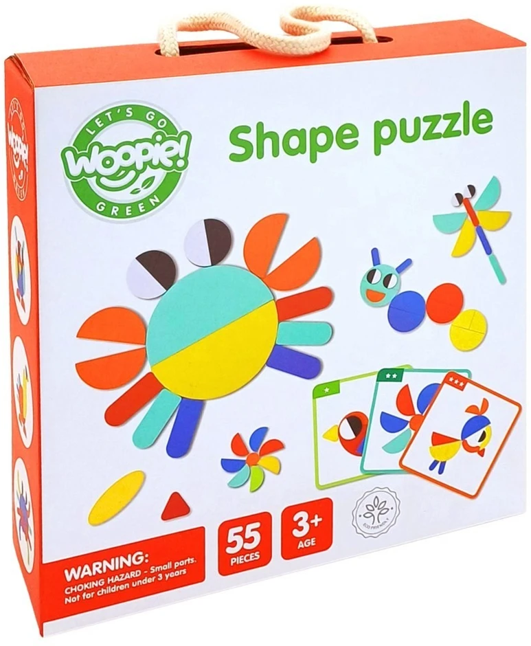 Dėlionė Montessori Woopie, 55 detalės