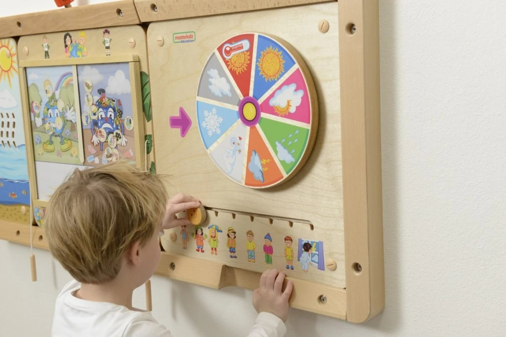 Edukacinė lenta Masterkidz, oro sąlygoms atpažinti
