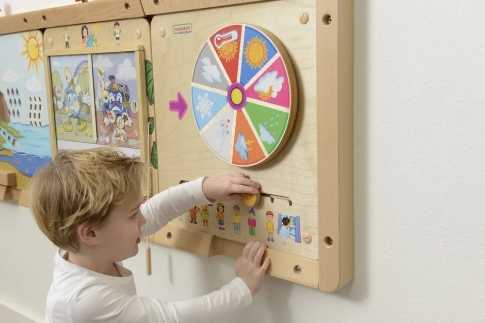Edukacinė lenta Masterkidz, oro sąlygoms atpažinti