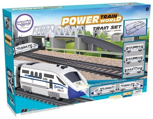 Elektrinis traukinys Woopie, 914 cm bėgiai
