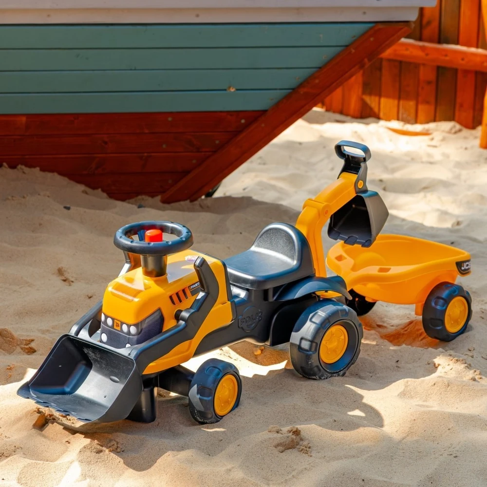 FALK Traktoriukas JCB, tylūs ratai