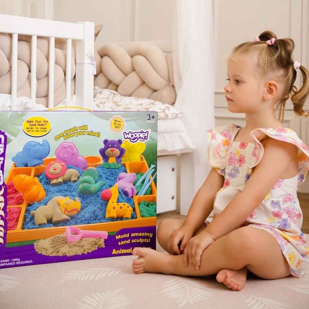 Kinetinis smėlis Woopie, 1.2kg