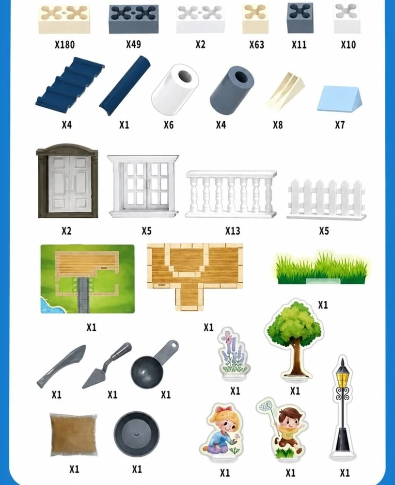 Konstravimo rinkinys Woopie, 603 elementai