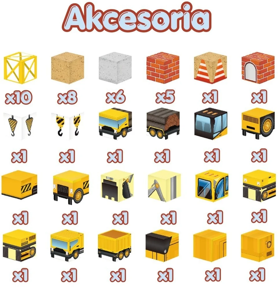 Konstruktorių rinkinys Woopie, 49 elementai
