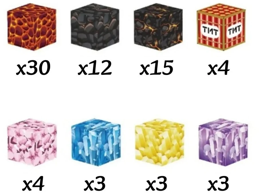 Konstruktorius magnetinis Woopie, 74 kubeliai