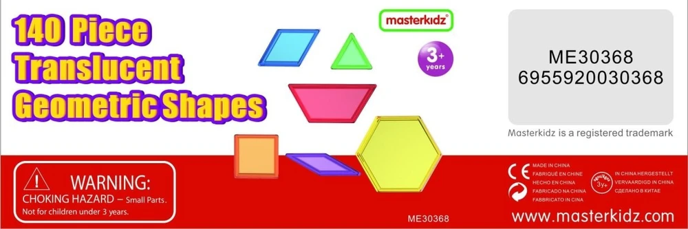 Konstruktorius Masterkidz, 140 elementų
