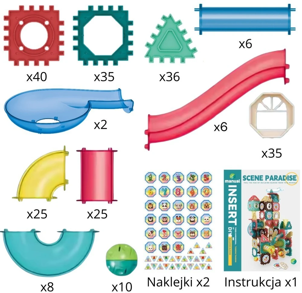 Konstruktorius Woopie, 228 dalys