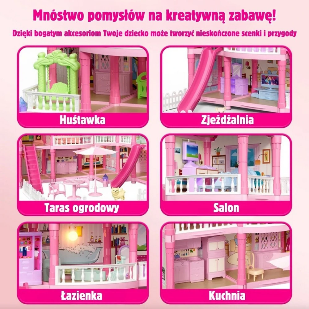 Lėlių namelis Woopie, naktinis apšvietimas