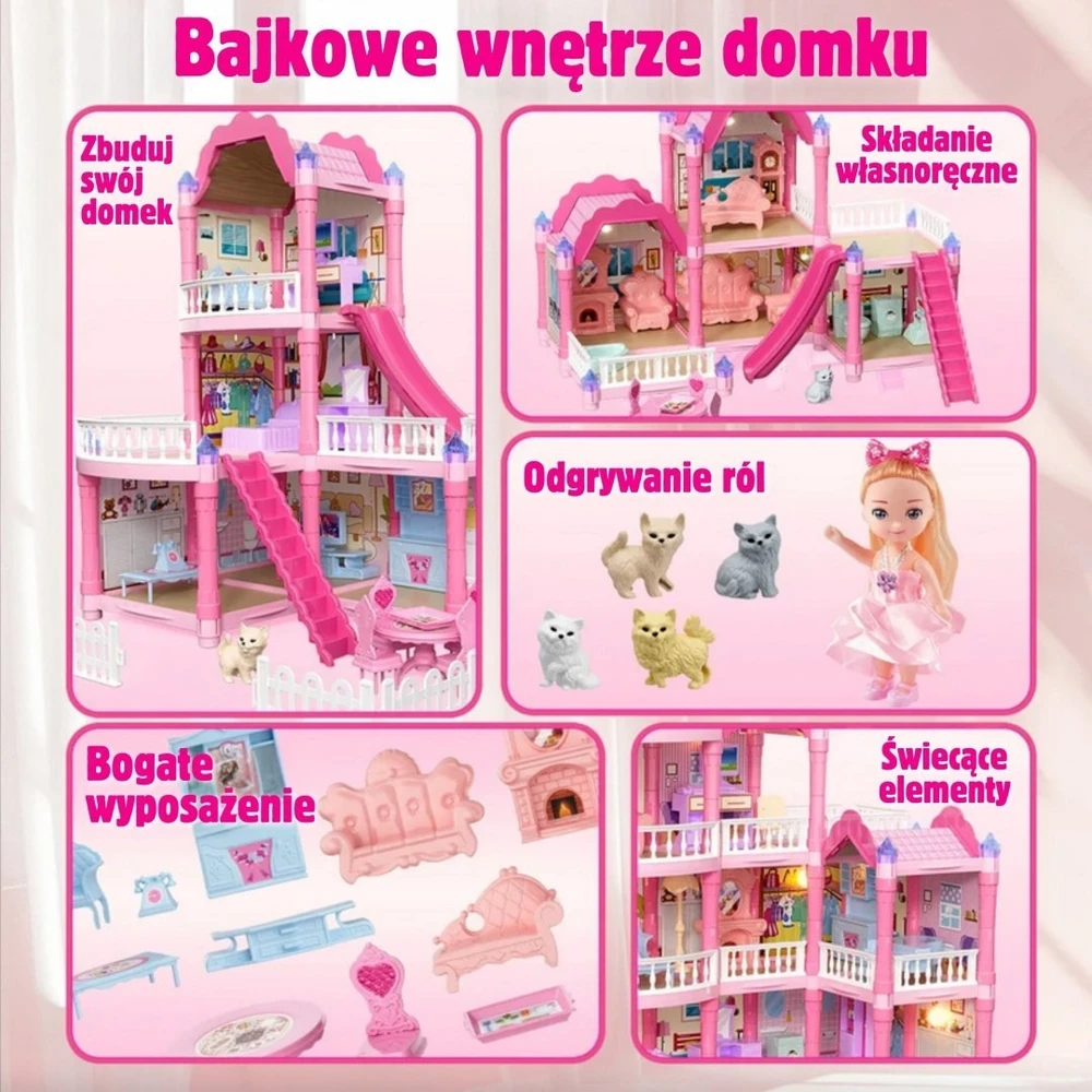 Lėlių namelis Woopie, naktinis apšvietimas