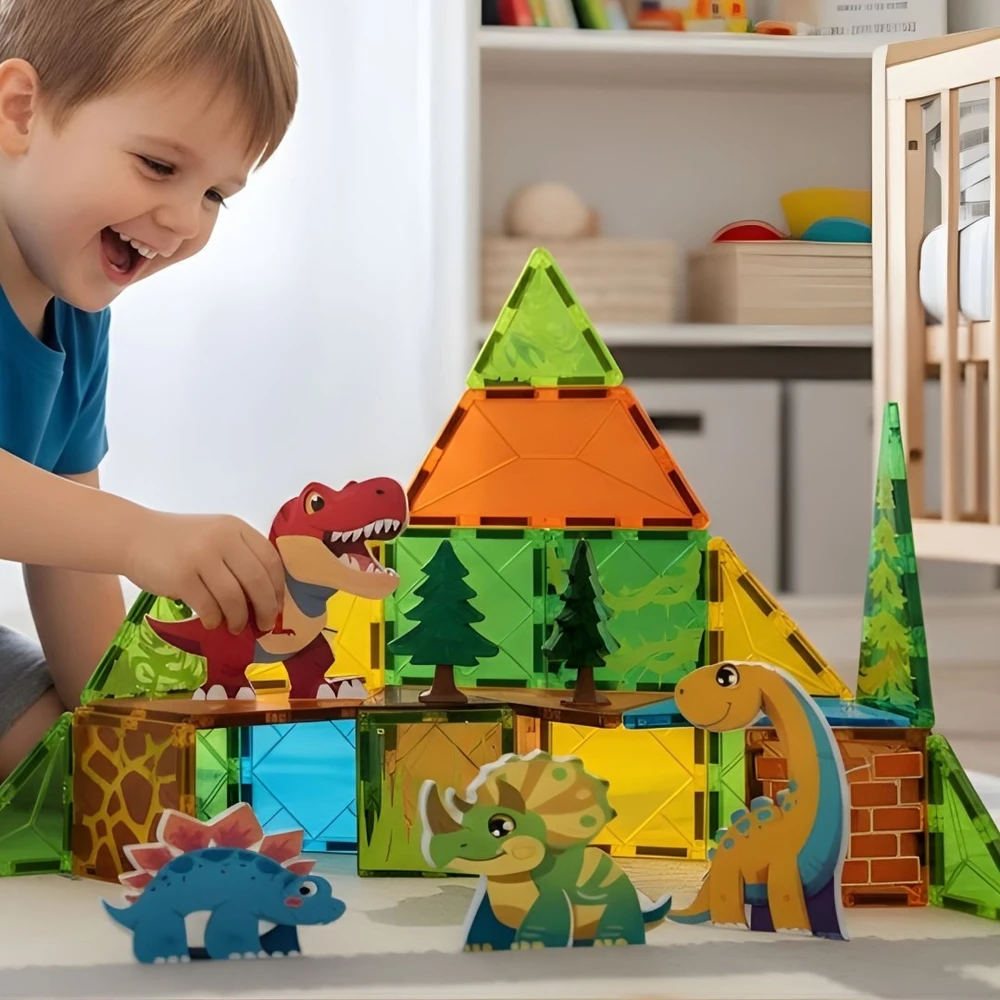 Magnetinės kaladėlės Woopie, magnetinės jungtys