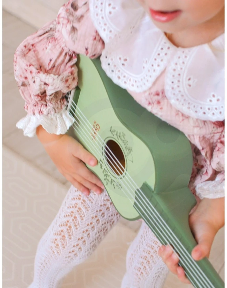 Medinė gitara žaislas Classic World, su retro dizainu