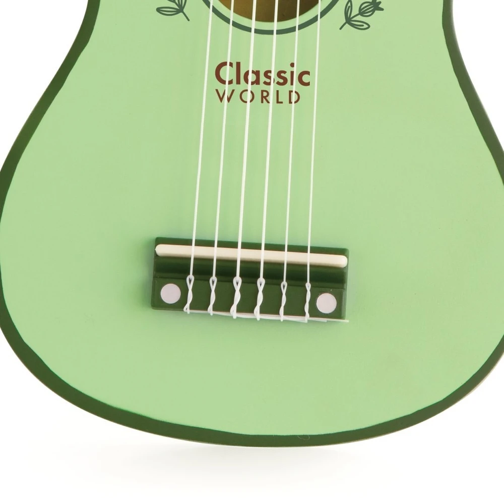 Medinė gitara žaislas Classic World, su retro dizainu