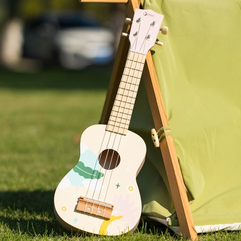Muzikinis instrumentas ukulelė Classic World, rožinė