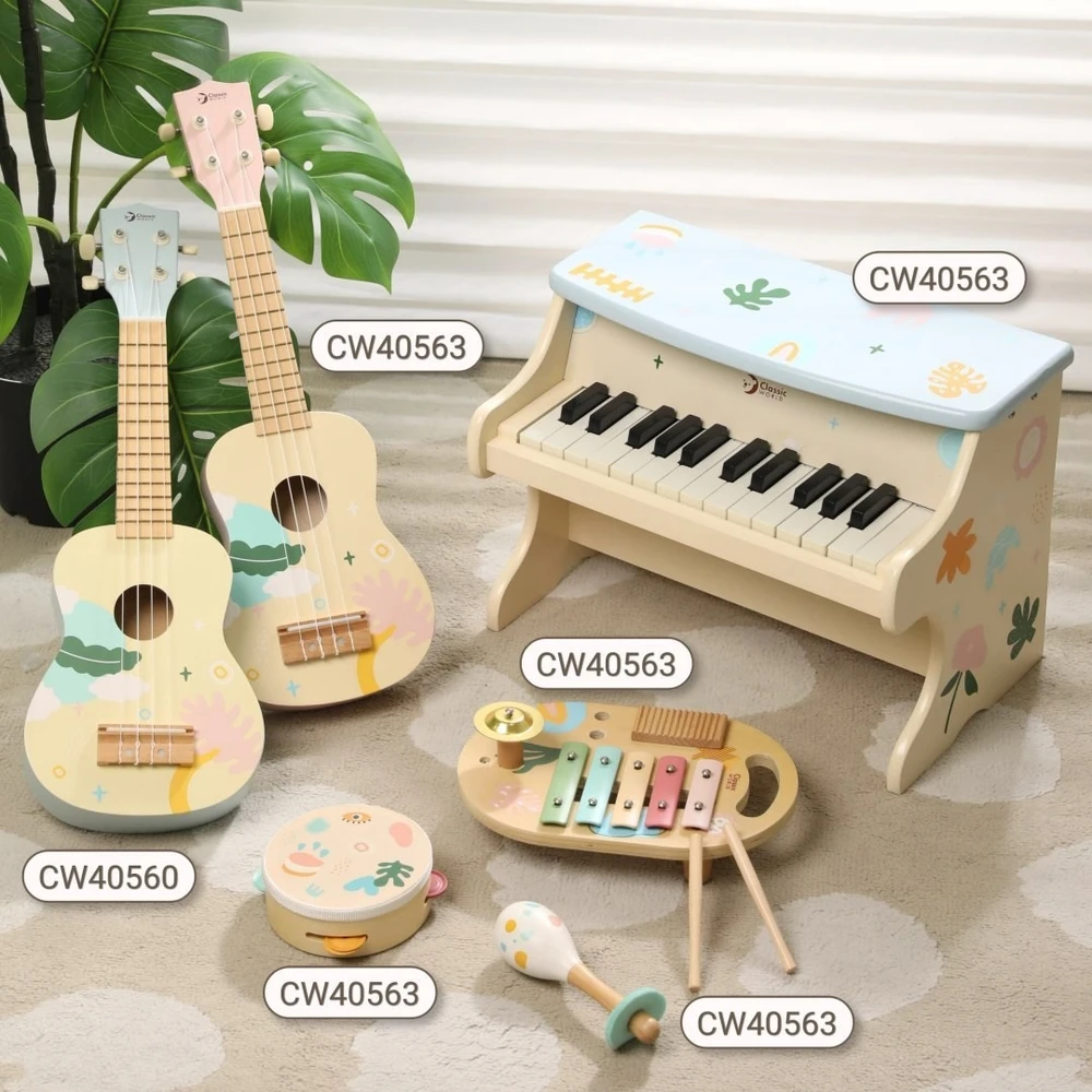 Muzikinis instrumentas ukulelė Classic World, rožinė