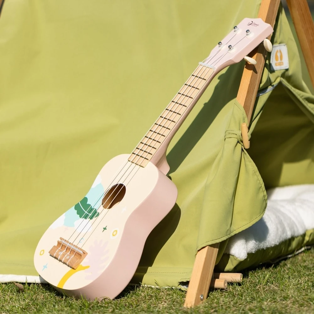Muzikinis instrumentas ukulelė Classic World, rožinė