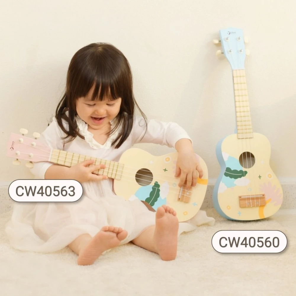 Muzikinis instrumentas ukulelė Classic World, rožinė