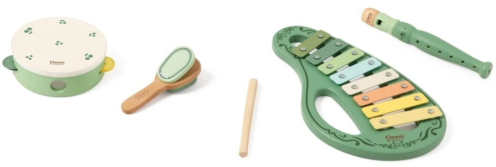 Muzikos instrumentų rinkinys Classic World, medinis