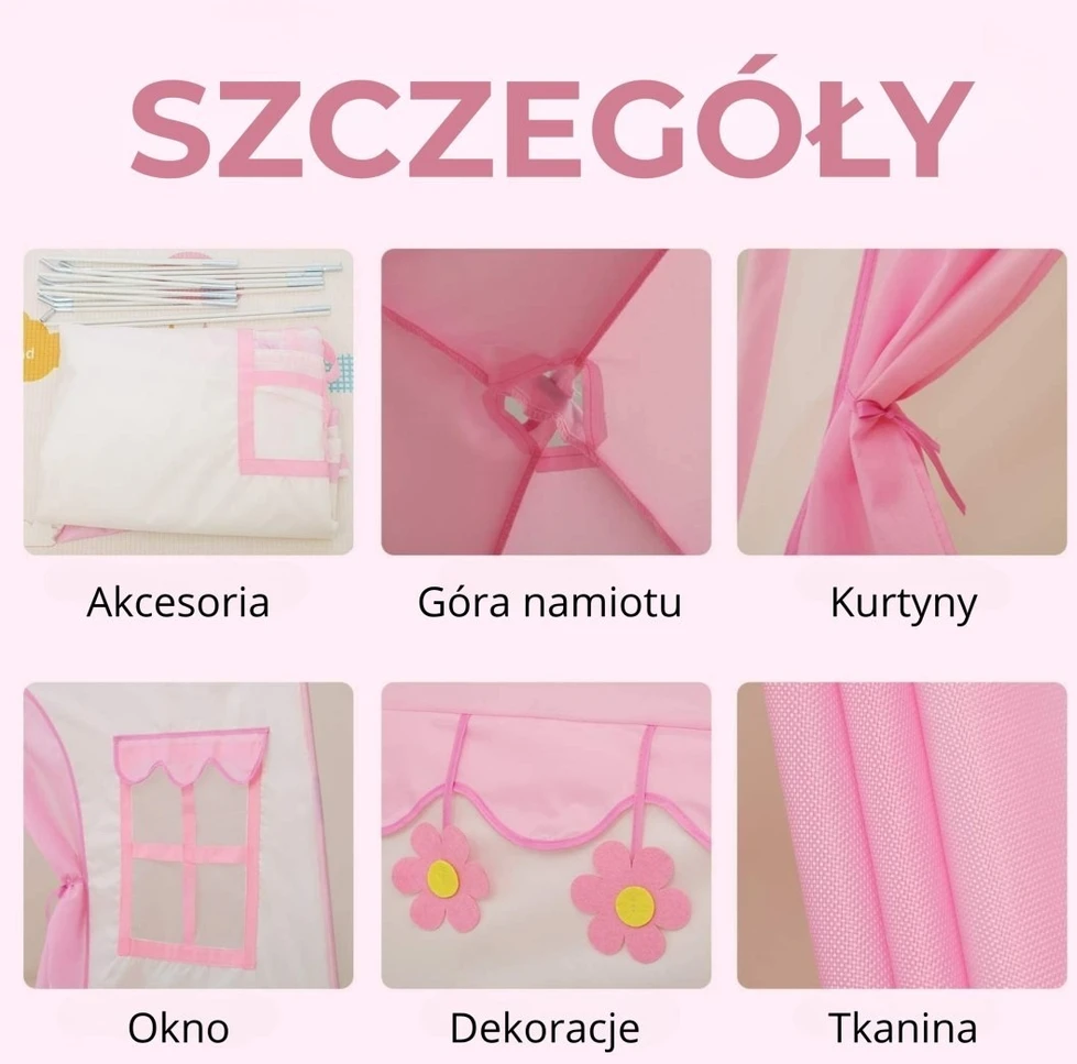 Palapinė vaikams Woopie, pasakų dizainas
