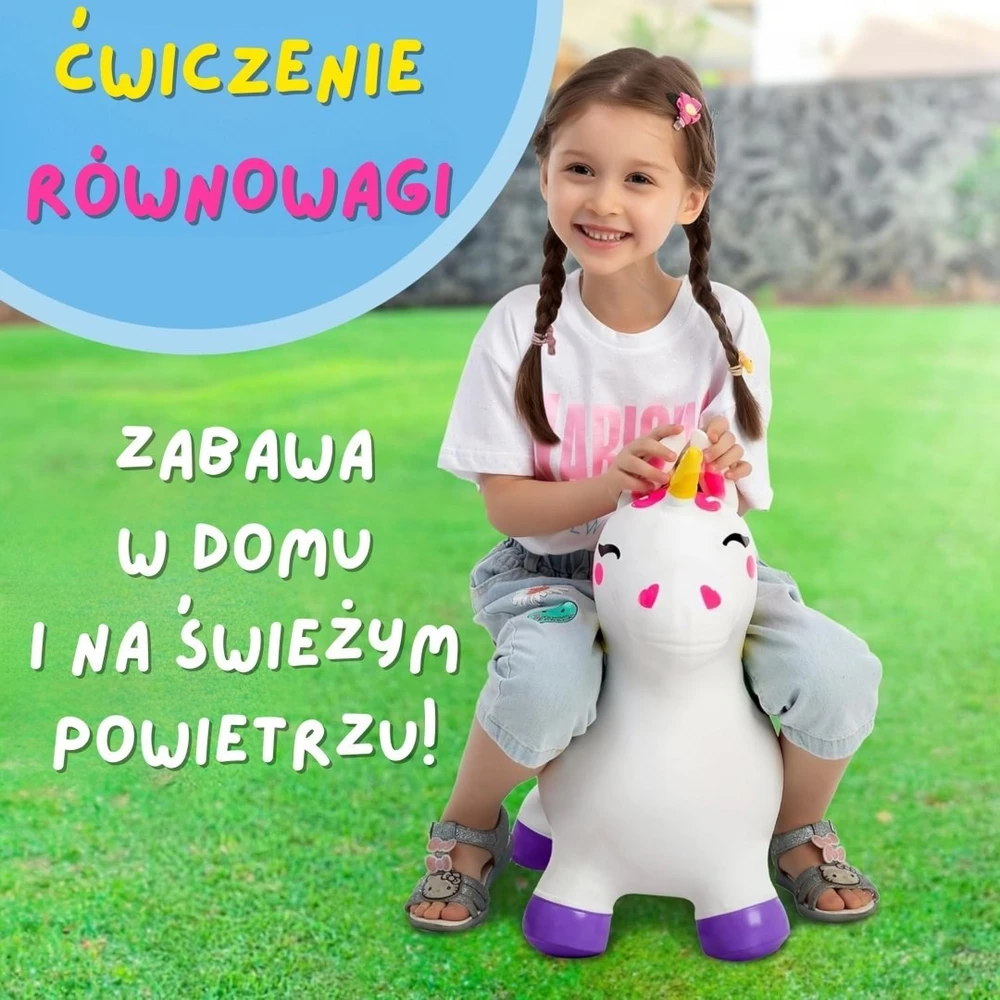 Pripučiamas šokinėjantis vienaragis Woopie
