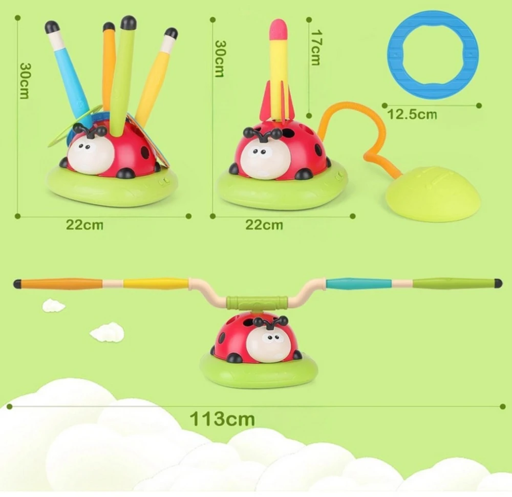 Sporto žaislas Woopie, 3 viename rinkinys