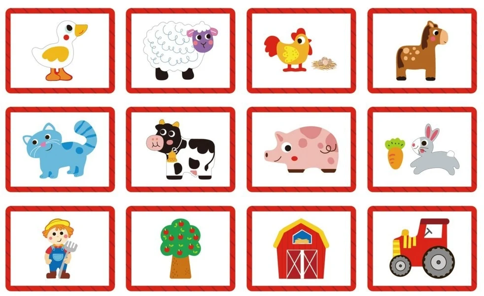 Tooky Toys Dėlionė magnetinė TOOKY TOY, 61 elementas