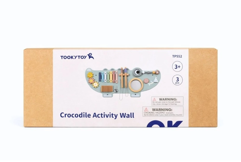 Tooky Toys Manipuliacinė lenta Tooky Toy, su ksilofonu